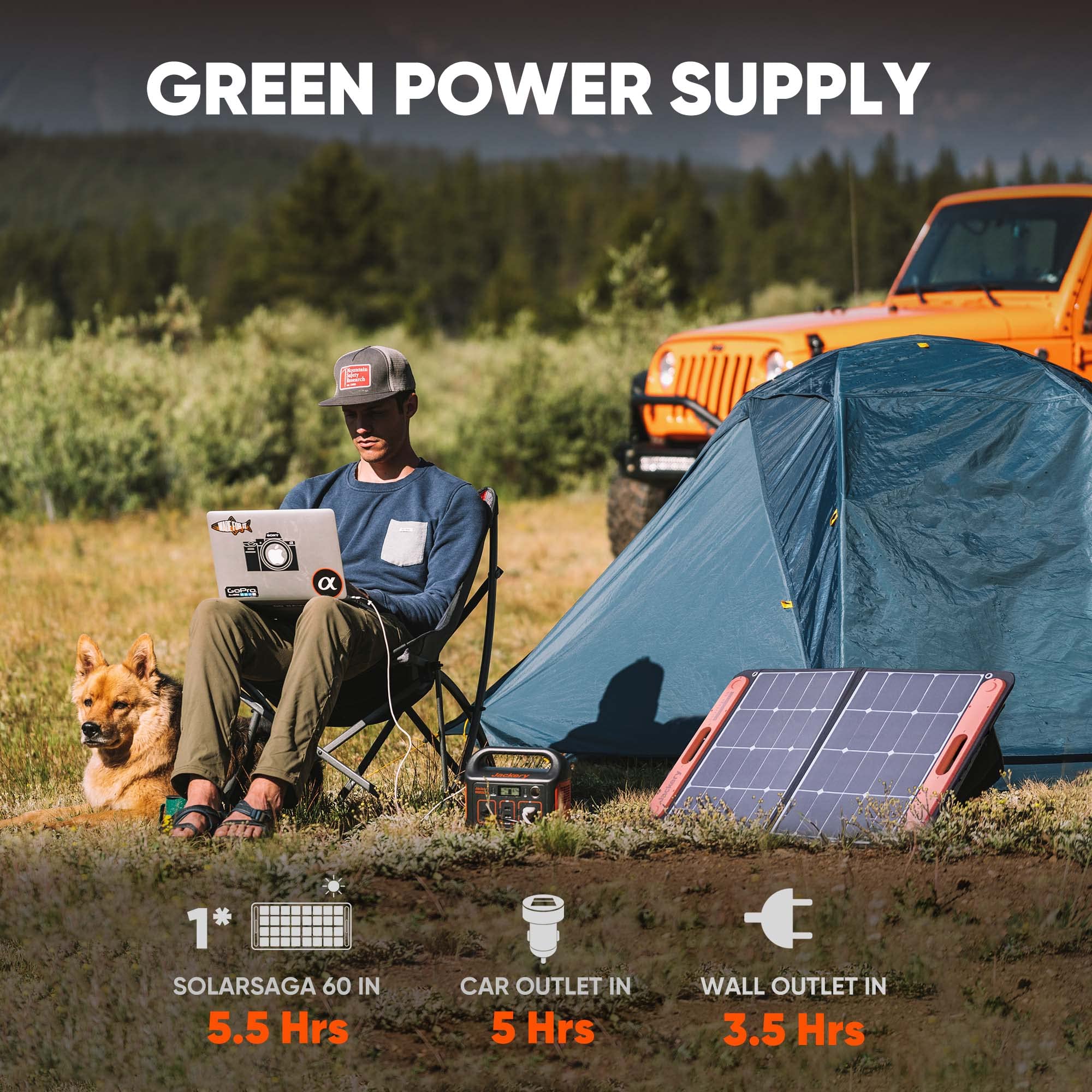 Jackery Portable Power Station Explorer 240, 240Wh Backup Lithium Battery, 110V/200W Pure Sine Wave AC Outlet, Solar Generator for Outdoors Camping Travel Hunting Emergency (Solar Panel Optional)
