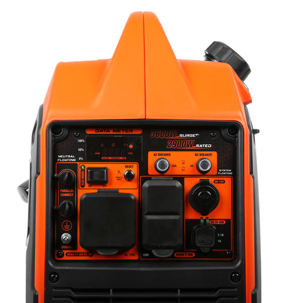 WEN 3600-Watt Portable Inverter Generator, RV-Ready, Quiet and Lightweight with Fuel Shut Off (56360i)